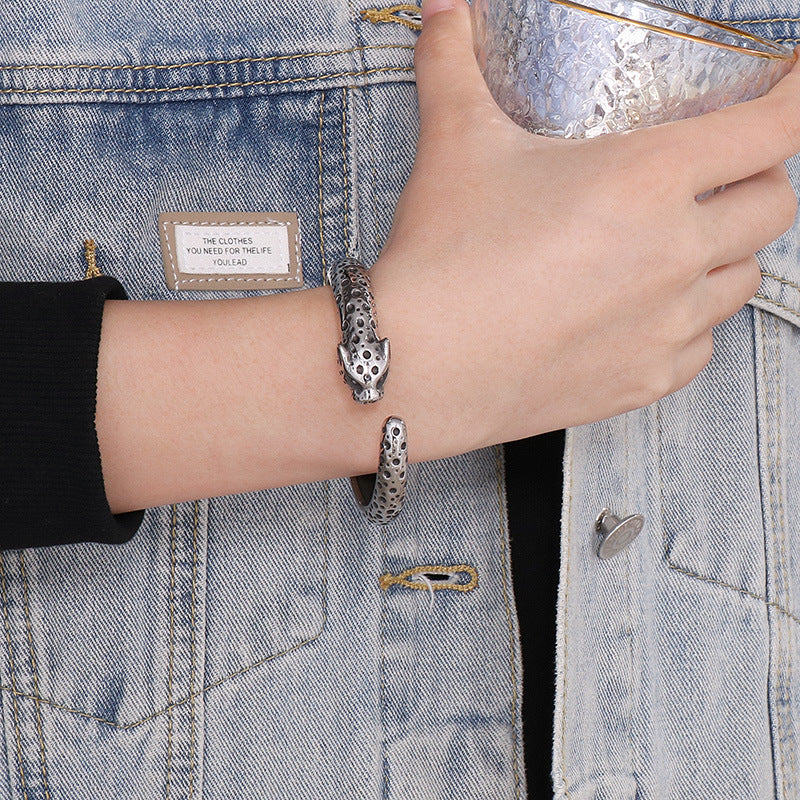Goth Style Adjustable Leopard Bracelet | GothReal