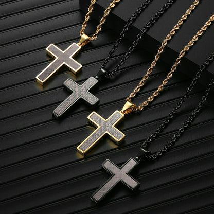 Goth Style Cross Pendant With Necklace | GothReal