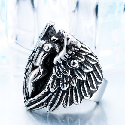 Goth Style Freya Valkyrie Viking Ring | GothReal