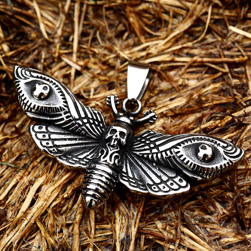 Goth Style Moth Pendant | GothReal