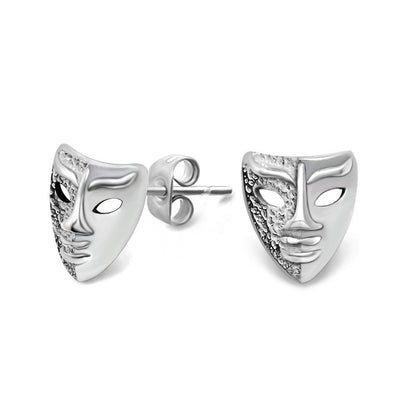 Goth Style Mystery Mask Earrings - Single | GothReal