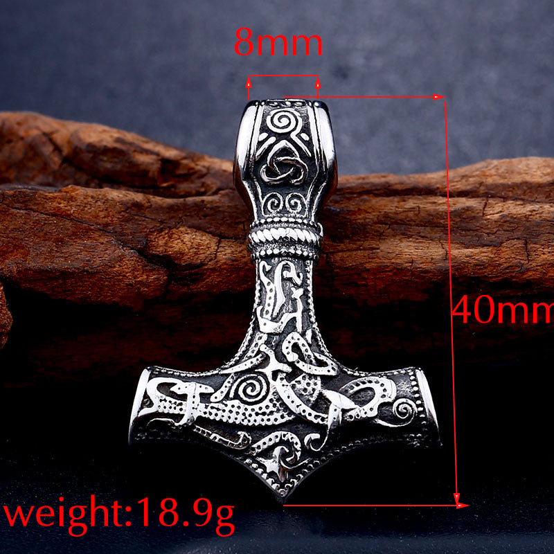 Goth Style Nordic Viking Celtic Knot Anchor Pendant | GothReal