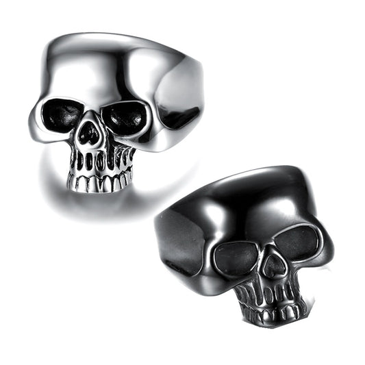 Goth Style Punk Skull Ring | GothReal