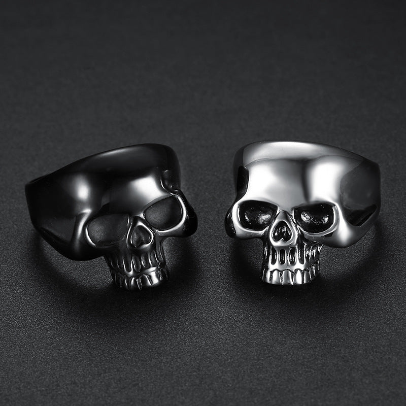 Goth Style Punk Skull Ring | GothReal