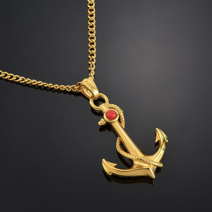 Goth Style Viking Anchor Pendant | GothReal