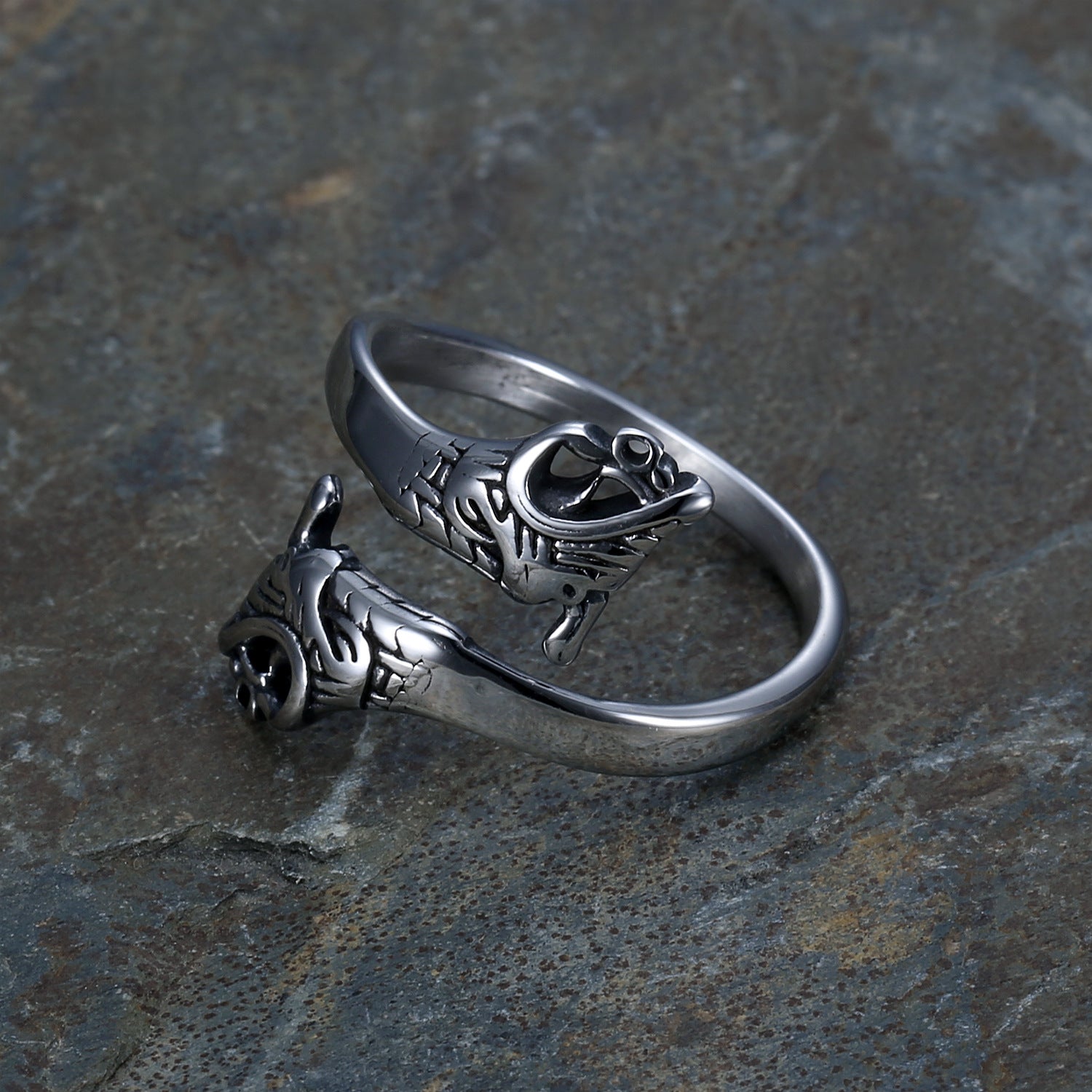 Goth Style Viking Patronus Ring | GothReal