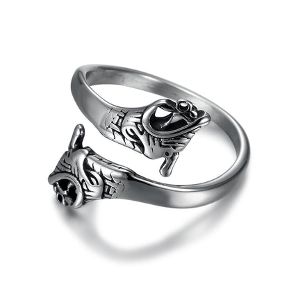Goth Style Viking Patronus Ring | GothReal