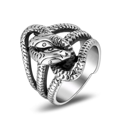 Goth Style Vintage Snake Ring | GothReal