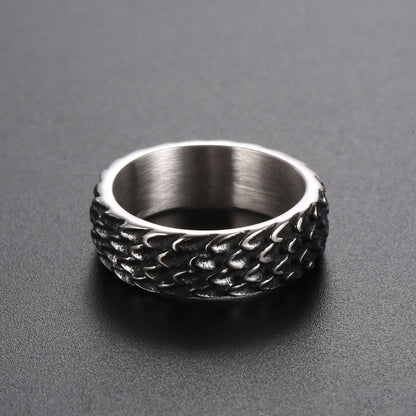 Dragon Scales Ring Rings - GOTH-REAL