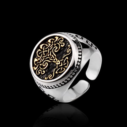 Tree Of Life Ring Gold Rings - GOTH-REAL